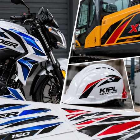 custom decals portfolio collage